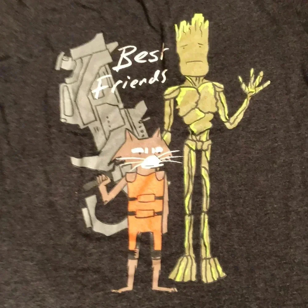 Groot Best Friends Guardians of the Galaxy Tee Shirt